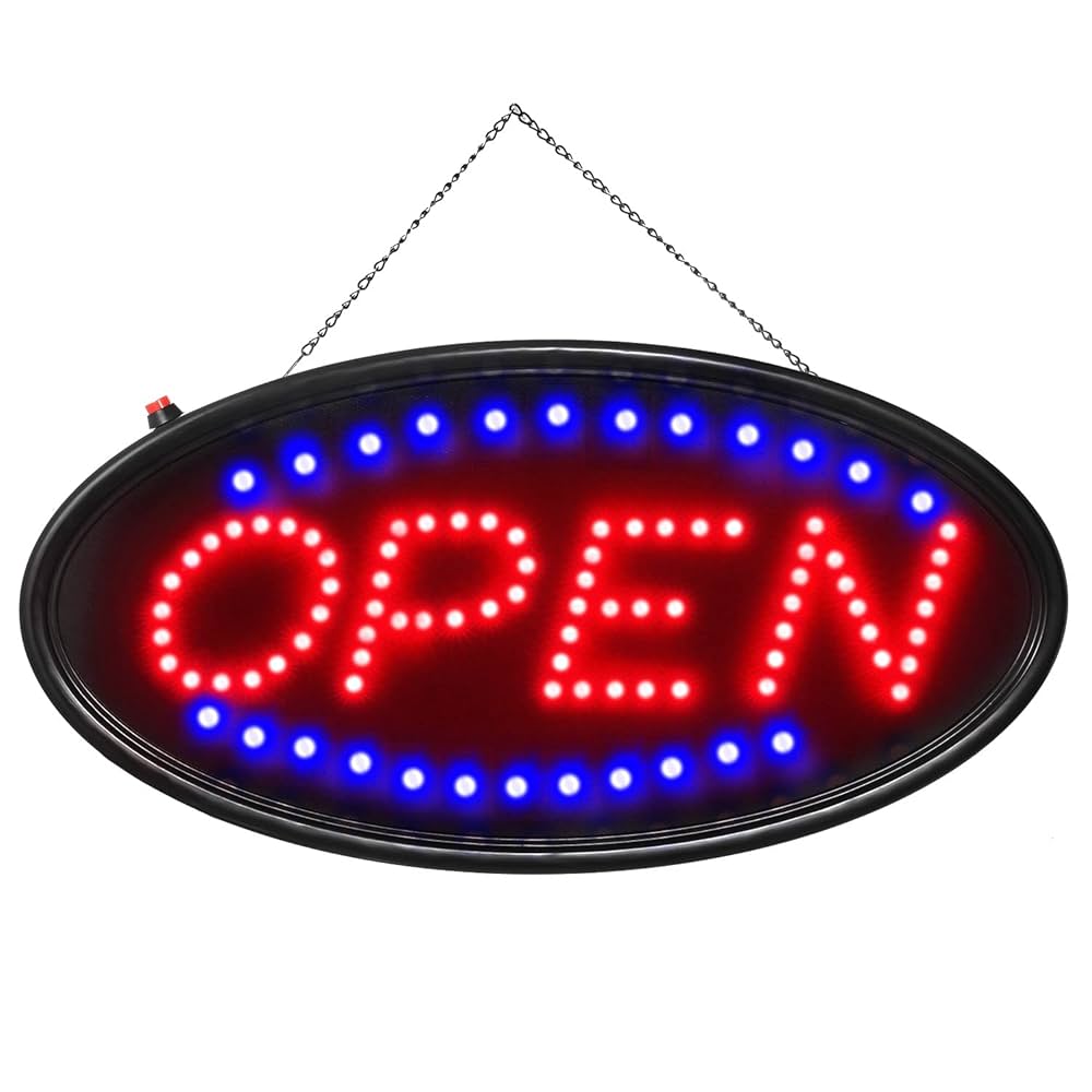 LED　open　Sign Amazon.com : Ultra Bright LED Open Sign – High Visibility